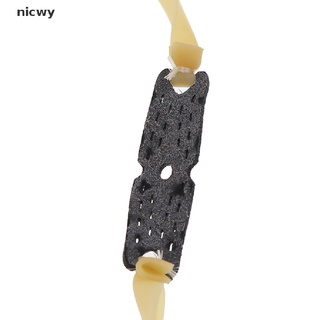 nicwy 2 piezas banda elástica de goma plana 1.0 mm para caza caza catapulta mx