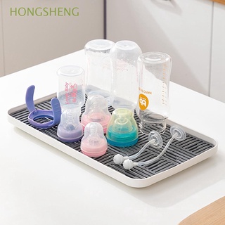 hongsheng - estante de drenaje para platos, bandeja de almacenamiento, soporte de esponja, vajilla, de plástico, jabón, fregadero, organizador