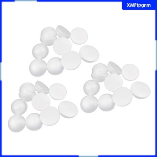 [XMFTPGNM] 30Pcs Half Foam Balls - Smooth Round Polystyrene Foam Balls, Semicircle Foam, Hollow Half Balls, Foam Balls for Craft,