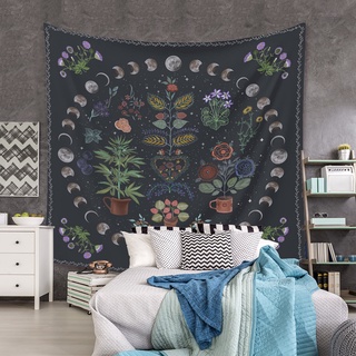 [tapiz bohemio cepillado en fase lunar decoración para el hogar sala de estar dormitorio interior al aire libre]