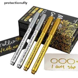 Pfmx Metallic Marker Paint Pen Non-toxic Permanent Marker Pen DIY Art Marker Glory