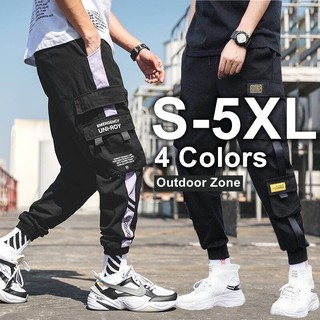 Men's Jeans Outdoor Zone 2021 New Jogger Track Pant Cargo Big Size Hiphop Ankle Street Male Pants Bottom