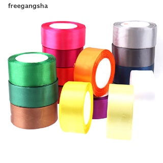 [freegangsha] 4 cm/25 yardas cinta de satén regalo embalaje decoración de navidad diy cintas rollo tela yreb