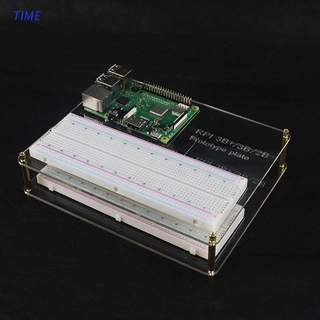 TIME Raspberry Pi 4 4GB Starter PRO Kit Acrylic Board+Breadboard+ Jump Cable