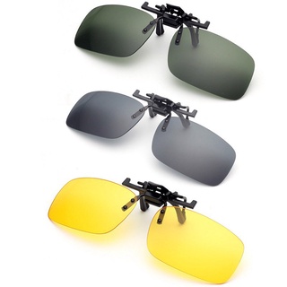 Lentes polarizados con Clip en gafas de sol/lentes de visión nocturna para conducción/lentes de sol/lentes universales Anti-UVA UVB
