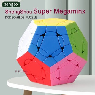 Shengshou Super Megaminx 3x3x3 cubo mágico SengSo 12 lados Dodecahedron velocidad cubo Twisty rompecabezas juguetes educativos