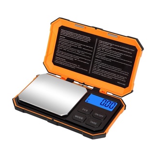 Joyería cocina digital mini escala LCD retroiluminado pantalla 500g/g báscula de bolsillo (batería gratis)