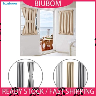 biuboom - cortina de color sólido, resistente al desgaste, resistente al desgaste, para el hogar