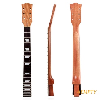 aempty guitarra eléctrica cuello diy para guitarras piezas de repuesto 22 trastes de caoba cuello de palisandro diapasón trapezoide puntos incrustaciones (1)