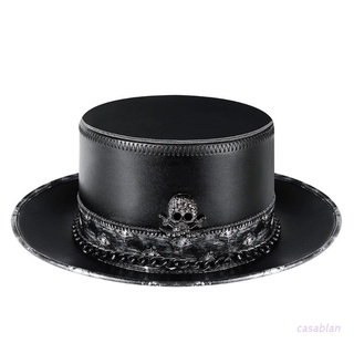 casa plague doctor sombrero de cuero steampunk top sombrero para disfraz de halloween adulto props cosplay discoteca regalo de fiesta