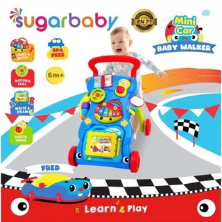Sugarbaby Mini coche Baby Walker/bebés Walking Aids/ Push Walker Musical