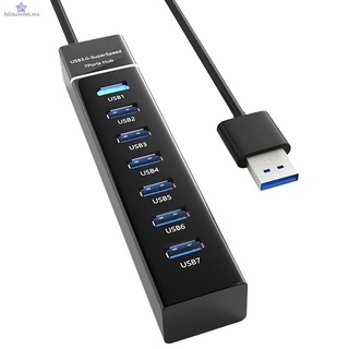 USB Hub 3.0 7-Port USB Data Hub Splitter for PC