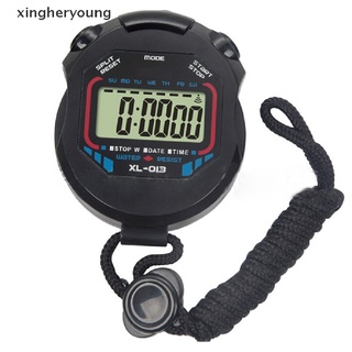 Xymx Digital Professional Handheld LCD Chronograph Timer Sports Stopwatch Stop Watch Glory
