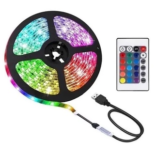 Tira led RGB 60 luces Multicolor 2 metros para pantalla PC Gaming Gamer USB