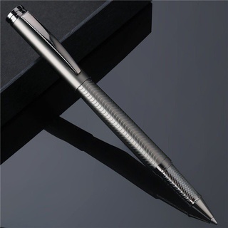 Bolígrafo de Metal completo de alta calidad chapado de lujo bolígrafo de negocios escritura firma bolígrafos suministros de oficina 03733 (4)
