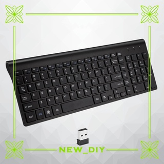 escritorio delgado 2.4g teclado inalámbrico silencioso para pc portátil teclado numérico (1)