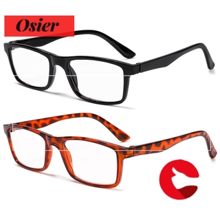 Osier lentes presbióticos Unisex para cuidado de la visión/lentes de lectura portátiles ultraligeros de alta definición+ ~+ gafas/Multicolor