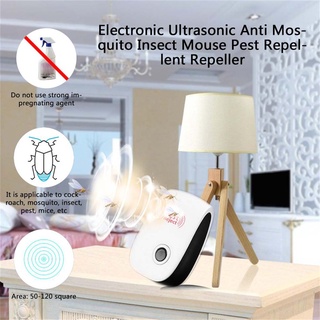 Ae repelente electrónico ultrasónico Anti mosquitos/insectos/repelente de plagas