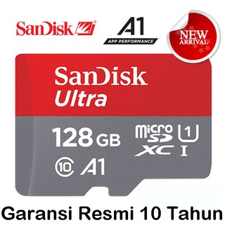 Tarjeta de memoria sandisk MicroSDXC Ultra UHS-I de 128GB/120Mbs