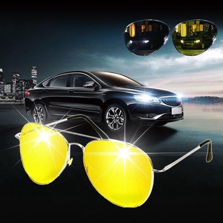 Gafas de sol para hombre y mujer/con visión nocturna/lentes de sol/antideslumbramiento/amarillos/lentes de conducción