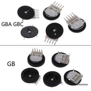 sym☁ 5 interruptores de volumen de repuesto para Game Boy GB GBA GBC potenciómetro de la placa base