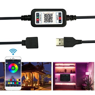 * LDY Wifi USB Mini RGB Controlador Inalámbrico DC 5V-24V Música 11-29