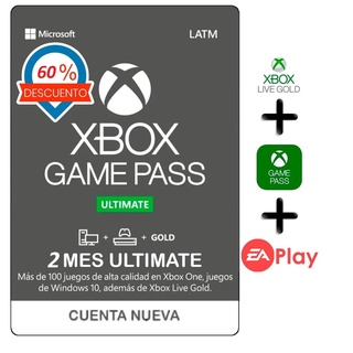 Xbox Game Pass Ultimate 2 Meses De Gold Y Gamepass No Codigo