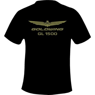 camiseta de algodón personalizado para hombres honda goldwing gl1500 motocicleta culturismo algodón más tamaño regalo de cumpleaños