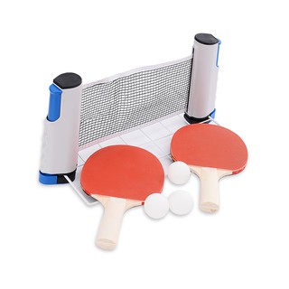 Set de Ping Pong Portátil con Red Retráctil