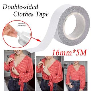 1x16mm*5m cinta corporal de doble cara sujetador sigilo cinta reast mujeres transparente vestido modestia cuerpo transparente pegajoso
