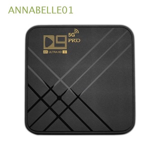 ANNABELLE01 HD Smart TV Box 4K Reproductor multimedia WiFi Set Top Box 2.4G 5G WIFI Receptores de TV 1GB 8GB H.265 Android 10.0 Reproductor multimedia D9 PRO TV Box