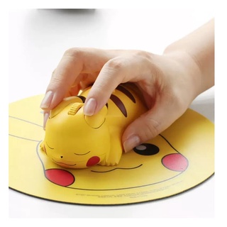 Pikachu Cartoon USB Computer Peripheral Cute Bluetooth Notebook Wireless Mouse Cute Gifts