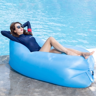 Inflable sofá para playa muebles de jardín aire sofá de Camping silla de Picnic inflable bolsa de cama para dormir Dropshipping (1)