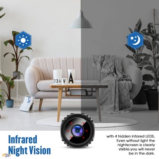 Mini 1080P Camera WiFi 2021 Small Wireless Baby Monitor Home Security Surveillance Nanny Camera with Real-time Send Mobile Phone xfjjyr