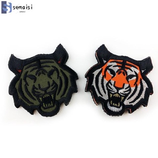 ✨Productos al contado✨Hierro coser en insignia bordada tigre brazalete parche militar ejército Velcro apliques 🔥semaisi🔥