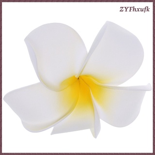 hawaiian plumeria hawaiian frangipani espuma flor clip para el cabello