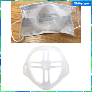 [xmaycgsw] soporte interior de cara 3D para una respiración cómoda, marco de soporte interior de la cara|bajo marco lápiz labial Protector mantener la tela fuera