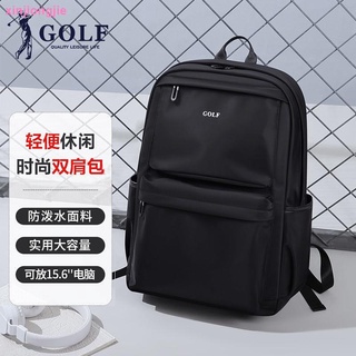 Mochila de GOLF de GOLF masculina impermeable mochila masculina de gran capacidad estudiante bolsa de la escuela de negocios de ocio mochila de viaje (1)