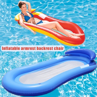 colchón de aire con red exprimidor inflable de natación colchón para natación piscina natación