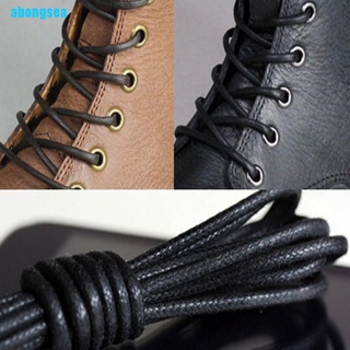 Abongsea cordones redondos encerados para zapatos cordones de cuero Brogues multicolor