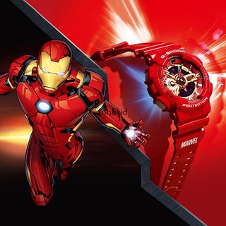 100% original casio gshock ga110 avengers marvels captain america iron man spiderman watch (2)