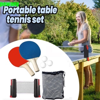Pewany - juego de red de tenis de mesa portátil para interiores, Ping Pong, red de Ping Pong, extensible, red de entretenimiento, suministros para el hogar, raqueta de tenis de mesa, Multicolor