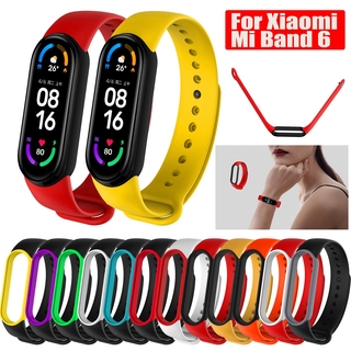[promoción_19.99]pulsera de silicona para xiaomi mi band 6 accesorios de repuesto de reloj