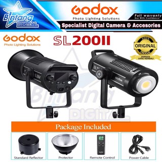 Godox SL200II 200W 2.4G inalámbrico incorporado 5600K LED luz de vídeo