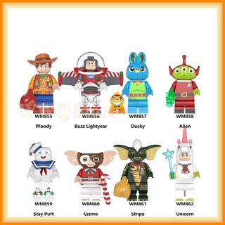 Lego Minifigures Christmas WM6077 Woody Bass Little Monster Building Blocks Toys for Kids