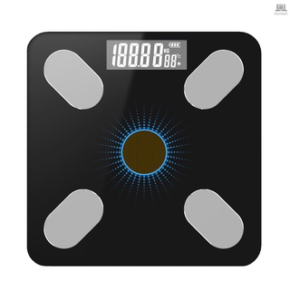 Inteligente balanza de grasa corporal BT electrónica Digital balanza de peso analizador de composición corporal Monitor con aplicación Smartphone