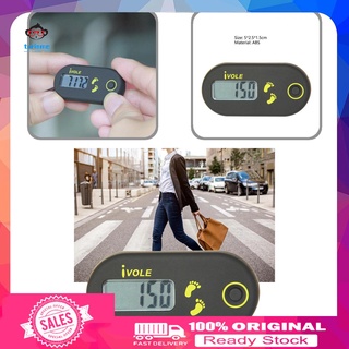 [listo stock] miniatura step tracker step walking 3d digital podómetro pantalla transparente para ejercicio
