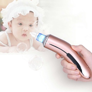 Bebé aspirador Nasal USB recargable olfatear equipo eléctrico limpiador de nariz ☆Mkhomemall (5)
