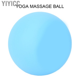 Yiyicc silicona azul Yoga masaje bola de masaje alivio del dolor muscular punto terapia portátil Fitness (9)