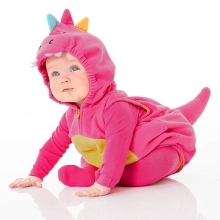 sudadera con capucha con estampado de dinosaurio/mono para bebé/niña/niña